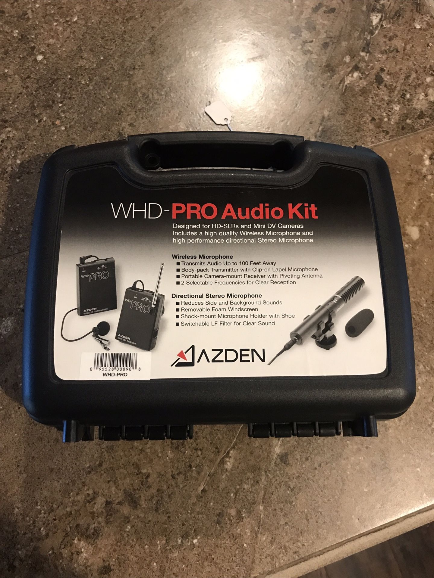 Azden WHD-PRO Pro Series Stereo Audio System Kit for HD SLR's & Mini DV Cameras