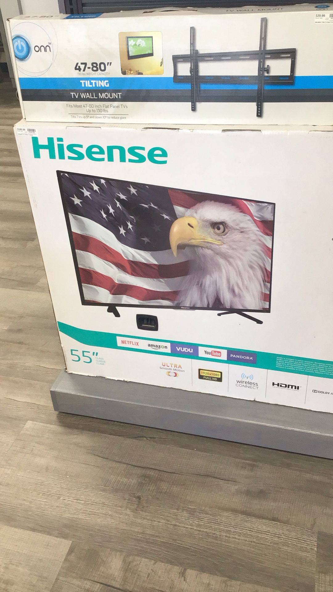 Hisense 55” Tv Smart