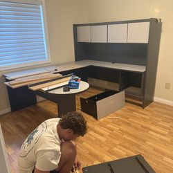 Free Desk & File Cabinet