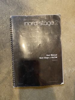 Nord stage 2 manual