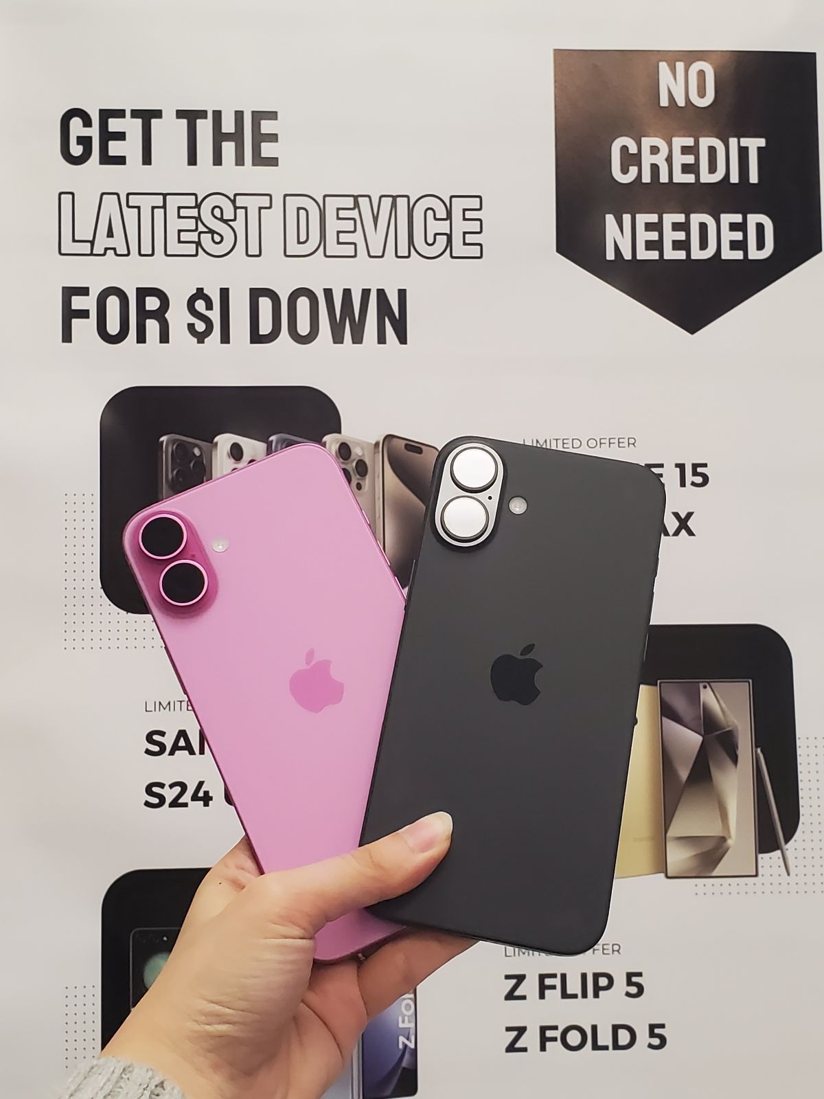 ๐ธ Unlocked iPhone 16 โ Affordable Payments Starting at Just $5 DOWN! ๐