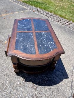 Marble top coffee Table and  end table