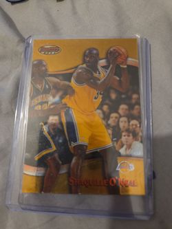 1998-99 bowmans best shaquile oneal refractor