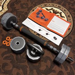 Barbell Set With Kettle Bell