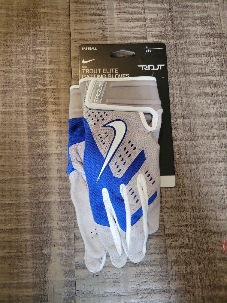 Nike Trout Elite Batting Gloves Sz Lg 