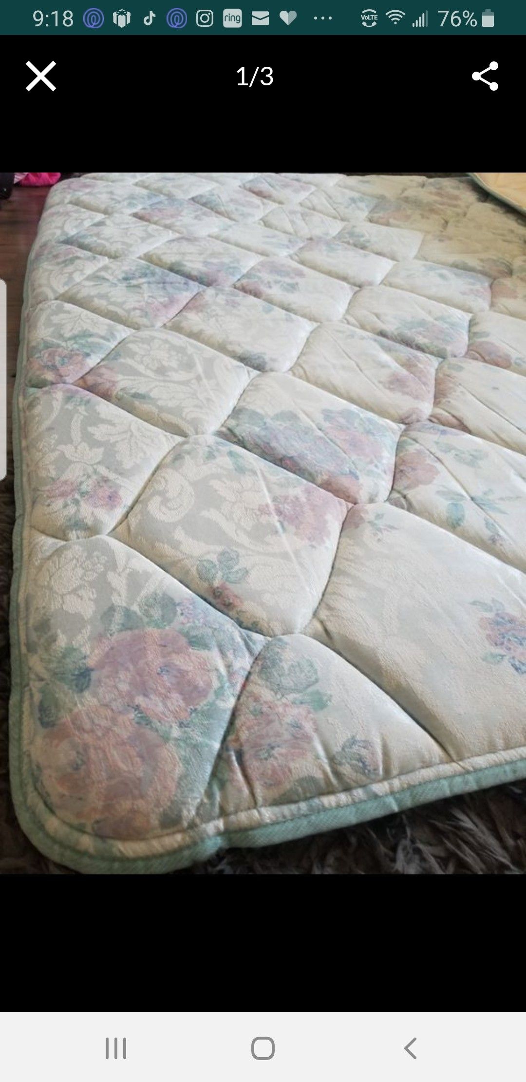 FREE cal king mattress pad CLEAN