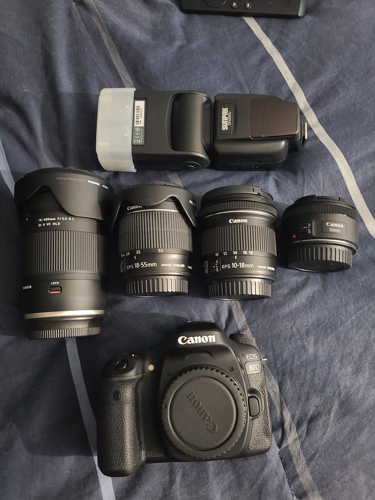 Canon 80D Camera And Lens ( Need To Sale By Friday )