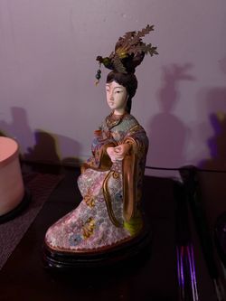 Vintage oriental statue