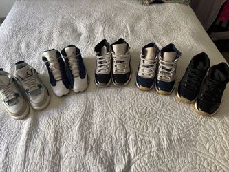 Air Jordan Sneakers 5 pairs 7Y