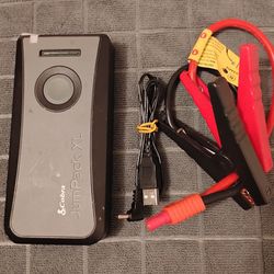 Cobra JumPack XL CPP 12000 - Emergency charger + AC power adapter - LiCoO2 - 11100 mAh - 500 A - 2 output connectors (USB, 2-pole) - gray