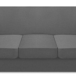 New Stretch Couch Cover Thick Premium Sofa Slipcover with Individual Seat Cushion Covers Soft Sofa Cover for 2 Cushion Couch Dog Pet Proof Machine Was