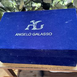 Angelo Galasso 42.5 Black Dress Loafers