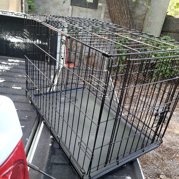 1-door wire folding cage, 30"Lx 19.1"W x 21½"H