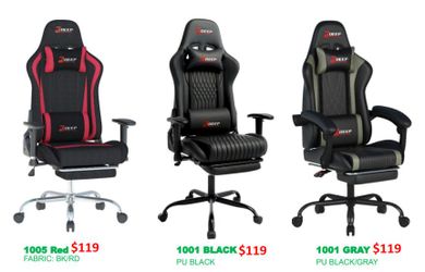 GAMING CHAIR WITH 3 COLOR OPTIONS