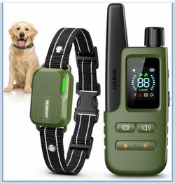 Dog Shock Collar - 4500FT Dog Training Collar with Remote for 10-120lbs Dog IPX8 Waterproof Electric Dog Collar with 4 Training Modes, Security Lock, 