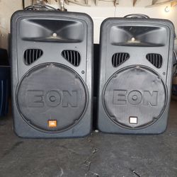 JBL  EON 15 Speakers