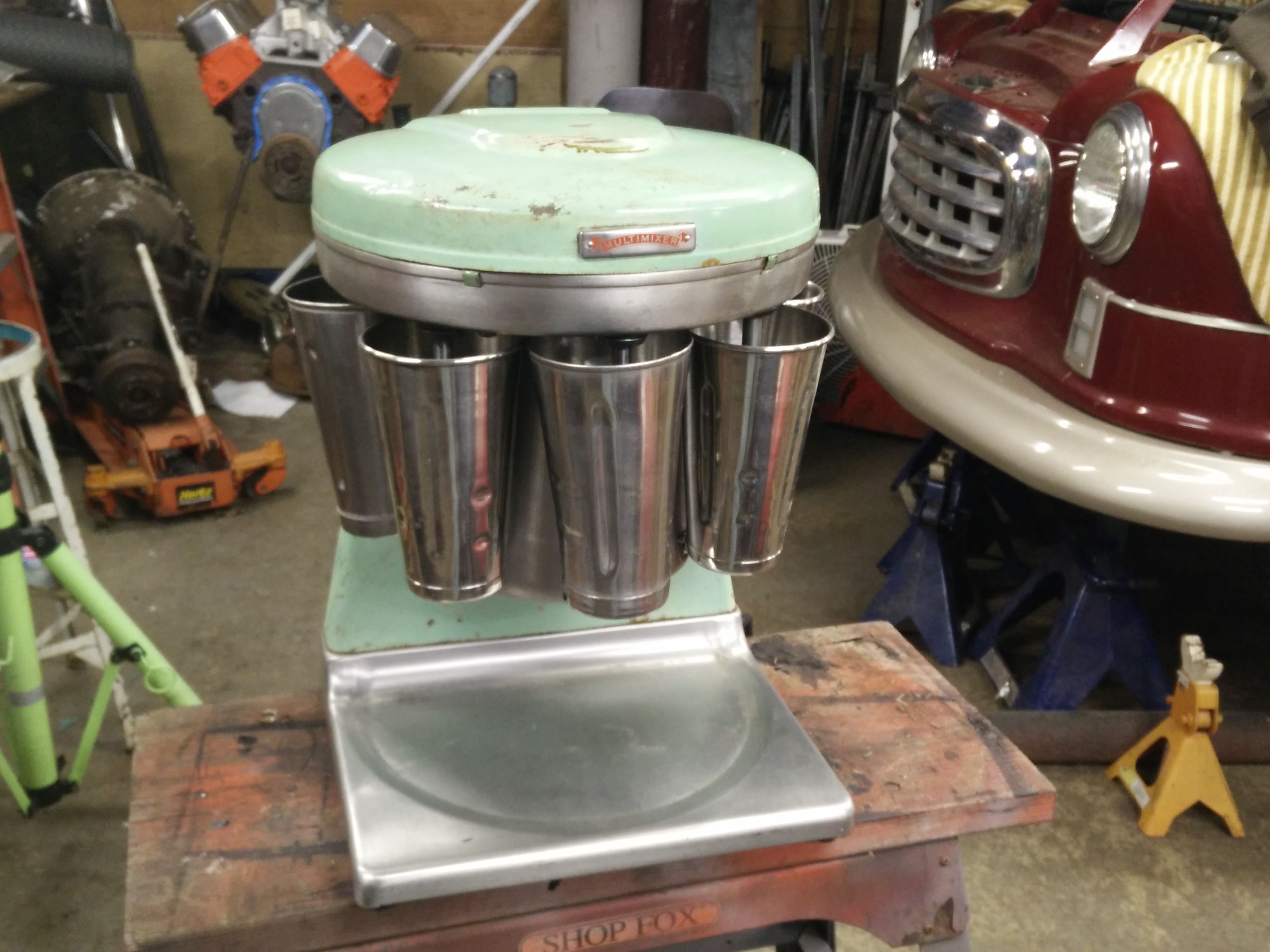 Antique Multimixer 5 Post Milk Shake Machine