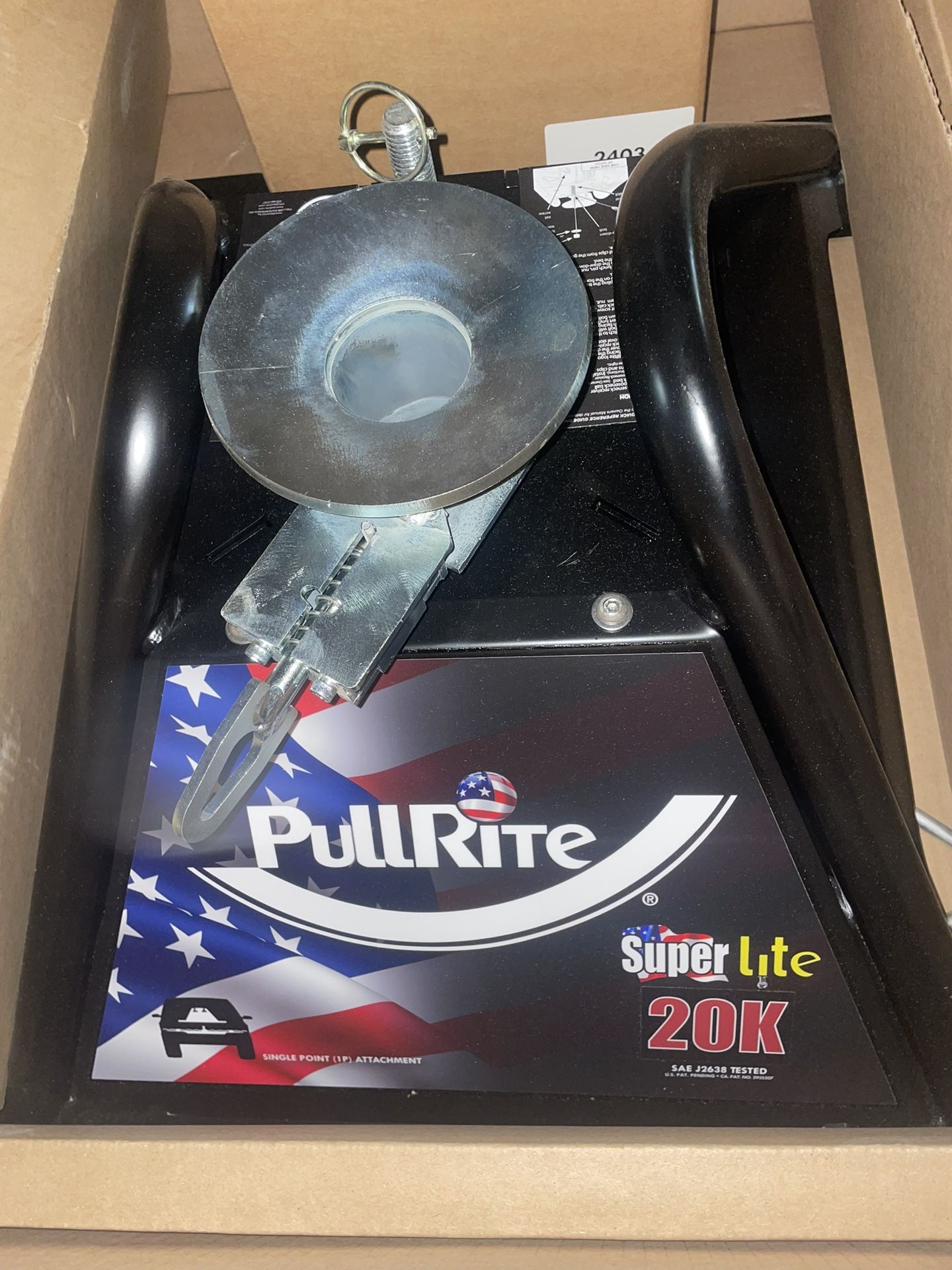 Pullrite 2600 20k 5th Wheel Hitch New