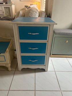 Wood Dresser and Chest