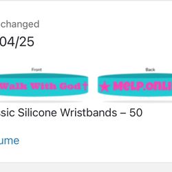 I Walk With God Bracelet 