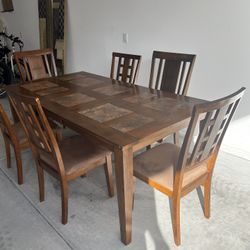 Table And 6 Chairs 