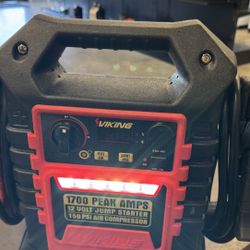 Viking 1700 Peak Alp portable car battery jump starter and power pack w air comp no trades pick up in Tacoma 