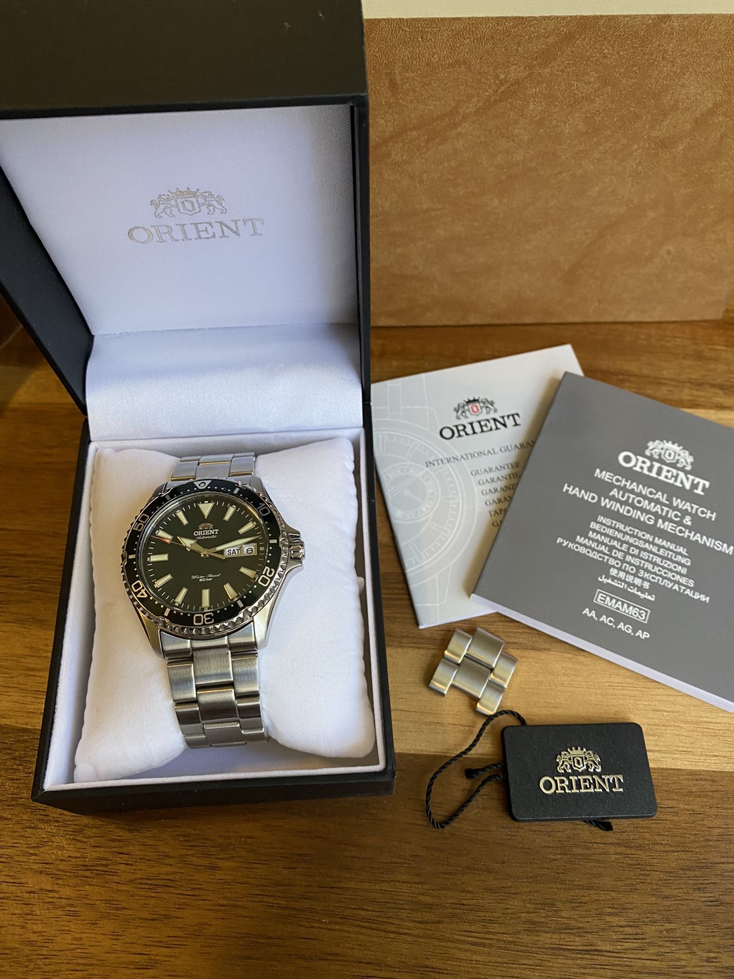 Orient Kamasu Automatic Watch Sapphire Crystal