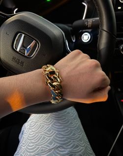 20mm Miami Cuban Link Gold & Rose Gold Bracelets | 7inch & 8inch