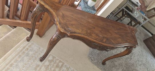 Entryway sofa table