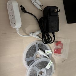 dalattin WIFI White LED Strip Lights, 40ft Dimmable Super Bright 24V Led Tape, Work with Alexa and Google Assistant, Timer Schedule 6500K 720 LEDs Lig