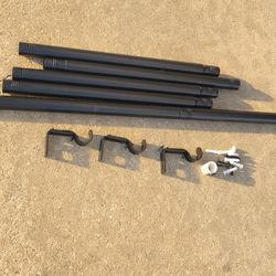 Brand new adjustable height curtain rod 