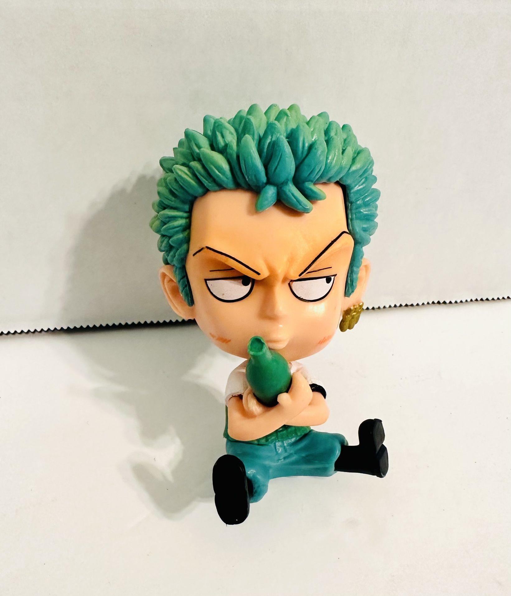 One Piece Roronoa Zoro Big Head Mini 10cm Anime Figure