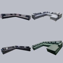 Brand NEW  SECTIONAL COUCHES  Sofas CHAISE Lounge 