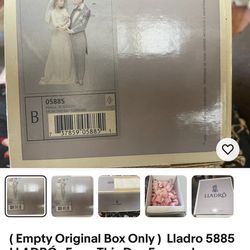 Lladro Empty Box 5885 From This Day Forward