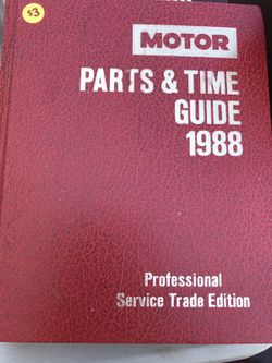 1988 Parts Guide