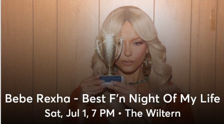 2 Tickets At The Wilton This Saturday 7/1