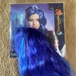 Disney Descendants Blue Wig