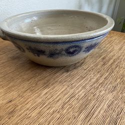 German Westerwald Stoneware Salt Glaze Bowl