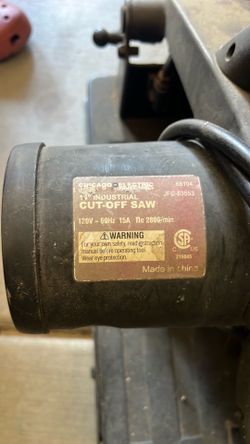 Metal industrial cut off saw
