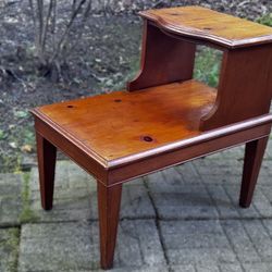 Mid Century Modern Side Table - Pine