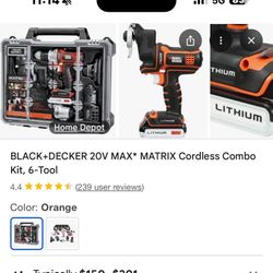 Black And Decker Matrix Combo