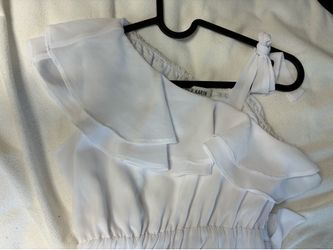 Girls White dress Size 8