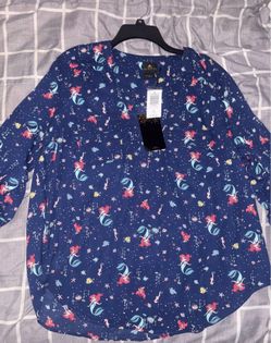 Torrid Disney Princess The Little Mermaid Ariel Tops Women’s size 1  (14-16)