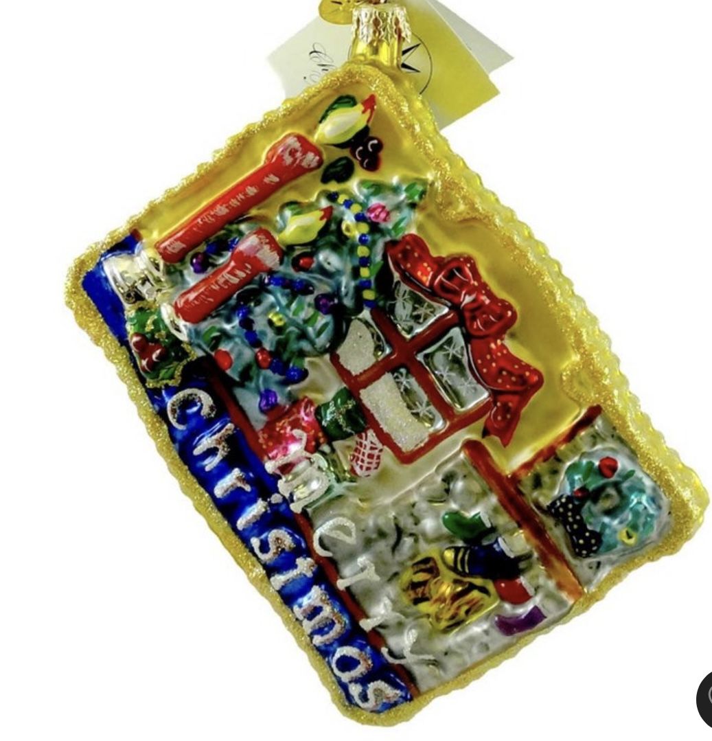 Christopher Radko Company 5 Inch Old Fashioned Greetings https://offerup.com/redirect/?o=T3JuYW1lbnQubmV3 with tags