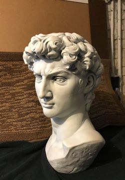 White ceramic figure