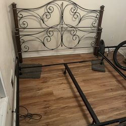 King Size Bed Frame Wrought Iron
