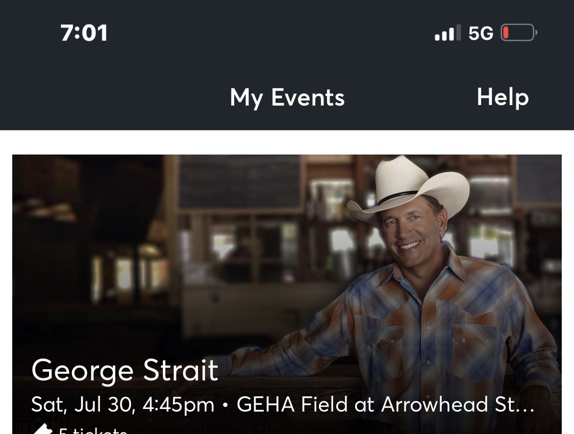 George Strait Concert At Arrowhead Stadium