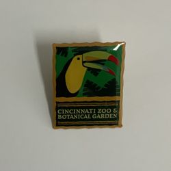 Cincinnati Zoo & Botanical Garden Lapel Enamel Pin Ohio Toucan
