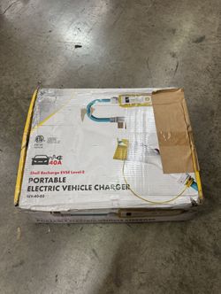 Shell Recharge 40A Level 2 Portable EV Charger – New Open Box
