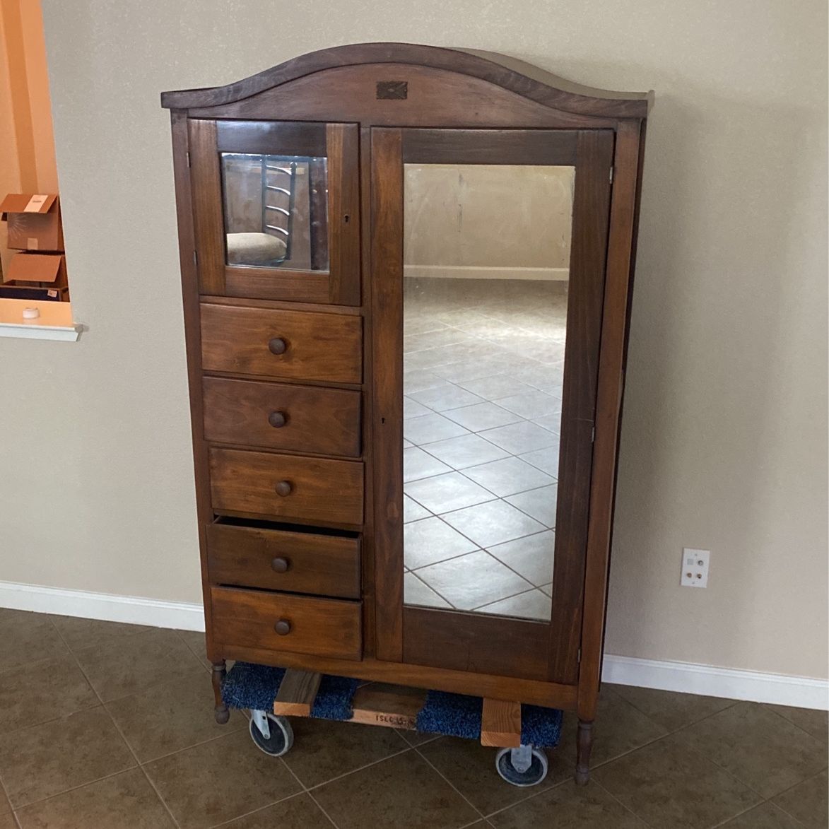 chifferobe dresser SOLD - 1920s Antique Chifforobe Mule and Gentlemans Chests Ava Regency Chifforobe Dresser |
